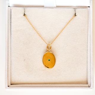 SAMPLE SALE- Oval Locket Necklace