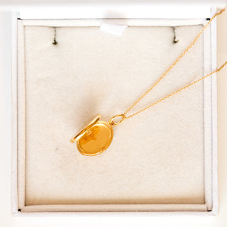 SAMPLE SALE- Oval Locket Necklace