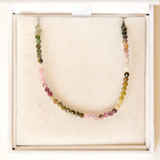 SAMPLE SALE- Multi Beaded Tourmaline Necklace