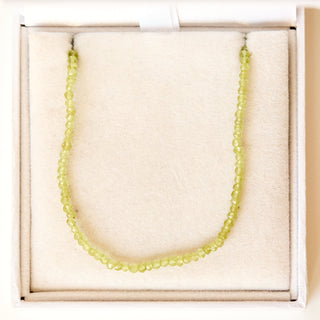 SAMPLE SALE- Olive Quartz Necklace