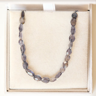SAMPLE SALE- Iolite Beaded Necklace