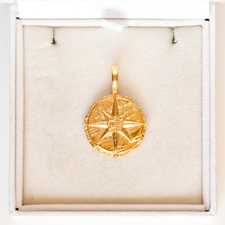 SAMPLE SALE- Chunky Compass Star Pendant