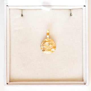 SAMPLE SALE- Molten Coin Charm