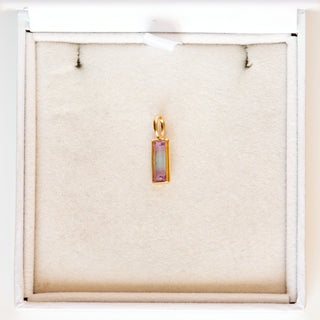 SAMPLE SALE- Bi Colour Quartz Charm