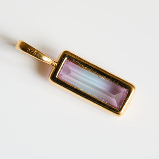 SAMPLE SALE- Bi Colour Quartz Charm