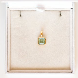 SAMPLE SALE- Blue Quartz Doublet  Charm