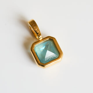 SAMPLE SALE- Blue Quartz Doublet  Charm