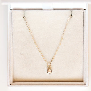 SAMPLE SALE- Georgian Moissanite Charm Necklace