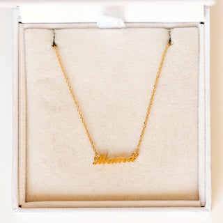 SAMPLE SALE- Mama Name Necklace