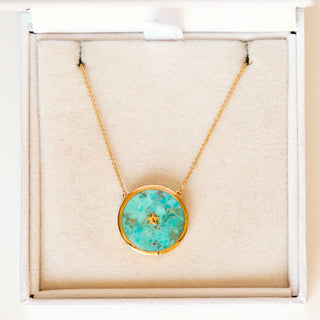 SAMPLE SALE- Turquoise Night Sky Necklace