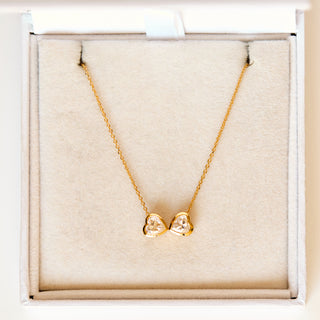 SAMPLE SALE- Touching Hearts Necklace