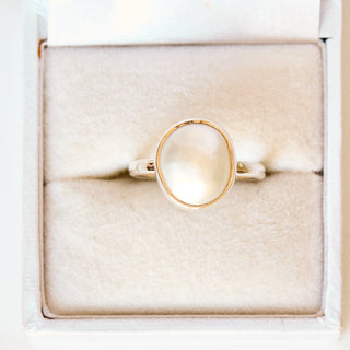 SAMPLE SALE- Organic Pearl Ring - Size O