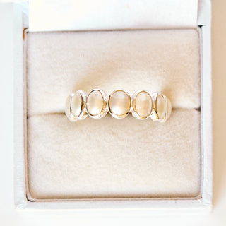 SAMPLE SALE- Pearl Ring - UK Ring Size Q 1/2