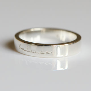 SAMPLE SALE- Star Set Amethyst Balance Ring - Size UK L