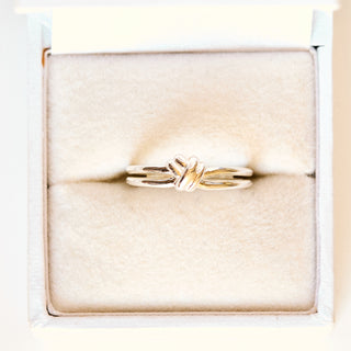 SAMPLE SALE- Strength Knot Ring - UK Size L 1/2