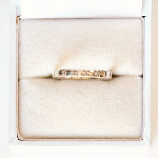 SAMPLE SALE- Diamond Star Set Band - UK Size O