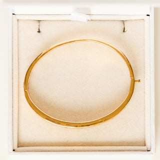 SAMPLE SALE- Chunky Blue Topaz Star Set Bangle
