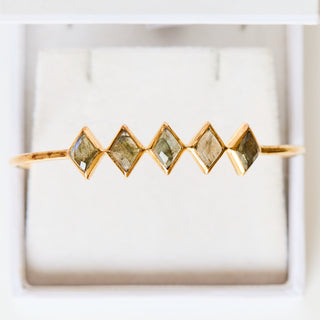 SAMPLE SALE- Labradorite Stone Bangle
