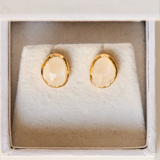 SAMPLE SALE- Moonstone Studs
