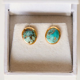 SAMPLE SALE- Turquoise Studs