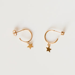 SAMPLE SALE- Mini Star Drop Hoops