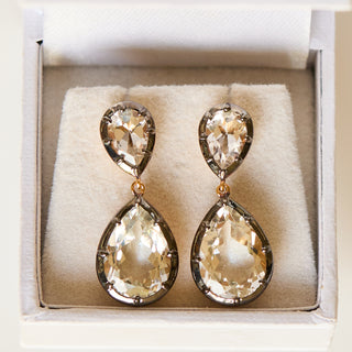 SAMPLE SALE- Statement Georgian Drop Earrings