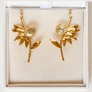 SAMPLE SALE- Statement Flower Earrings