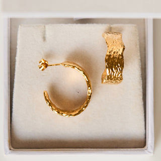 SAMPLE SALE- Irregular Molten Hoops