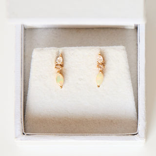 SAMPLE SALE- Opal Climber Studs
