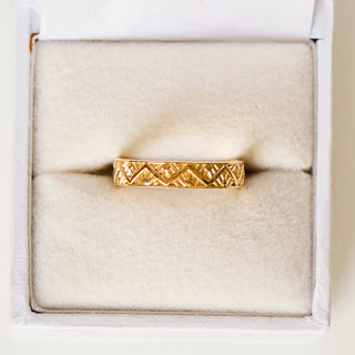 SAMPLE SALE- Sunrise Eternity Band - Size UK L 1/2