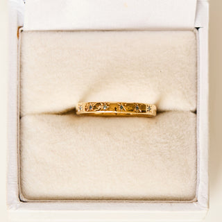 SAMPLE SALE- Blue Diamond Star Set Band - UK Size L 1/2