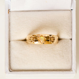 SAMPLE SALE- Opal Star Set Chunky Band - Multiple Sizes