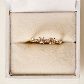 SAMPLE SALE- Taznanite Mixed Cut Ring - UK Size M