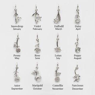 Birth Flower Charm