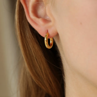 Tbar Hoop Earrings