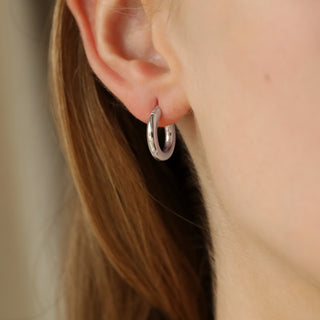Tbar Hoop Earrings