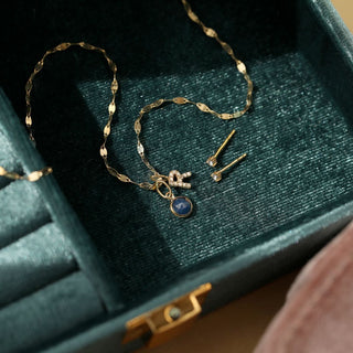 Treasured Solid Yellow Gold Personalised Jewellery Box Gift Set