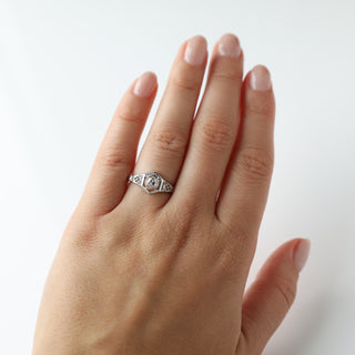 Vintage White Gold Diamond Ring