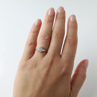 Vintage Gold Platinum Diamond Ring