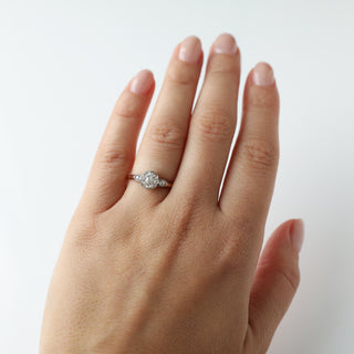 Antique Gold Diamond Cluster Ring