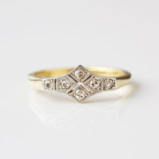 vintage diamond ring size K