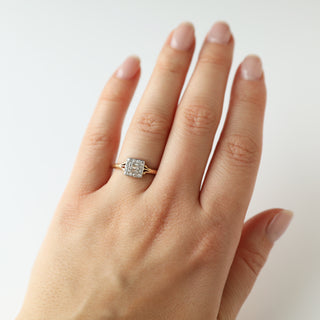 Vintage Diamond 18k Yellow Gold Ring 