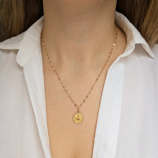 Vintage Augis 18k Solid Yellow Gold Love Token