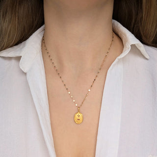 Vintage Augis 18k Love Token