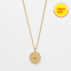 Safe and Protected Spinning Coin Necklace