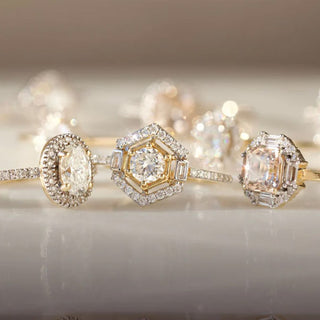 Carrie Elizabeth Vintage inspired Engagement Rings