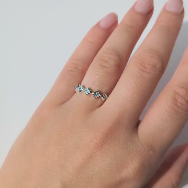 Carrie Elizabeth Zoe Sugg Birthstone Eternity Ring