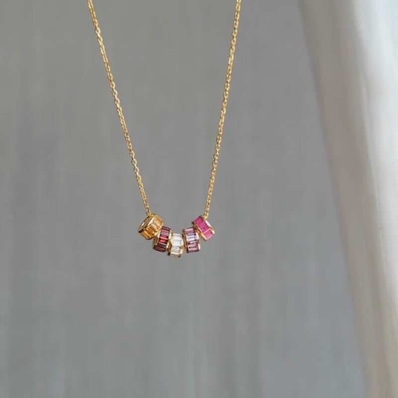carrie elizabeth Birthstone Stacker Charm