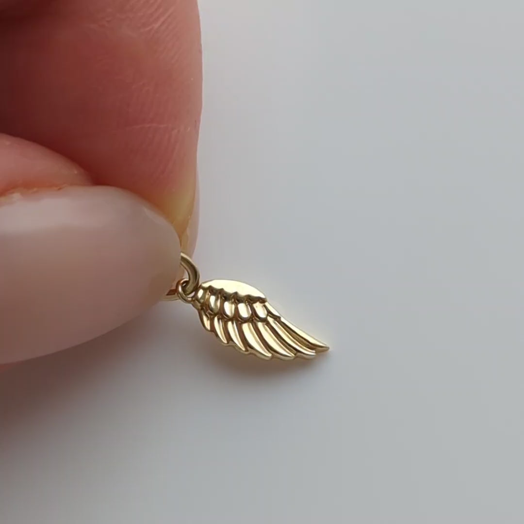 Carrie elizabeth Angel Wing Charm