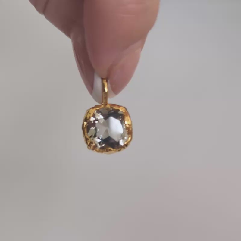 carrie elizabeth green amethyst pendant